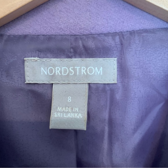 Lavender (Light Purple) Nordstrom Wool Cashmere Blazer Lined - Picture 5 of 6